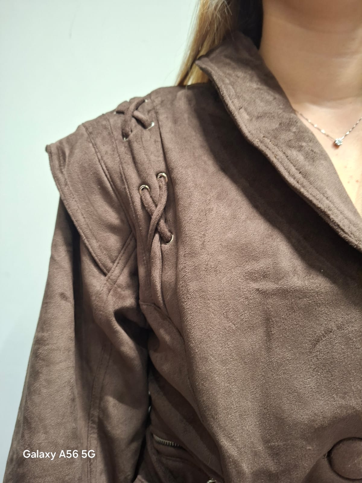 Giacca crop in Renna