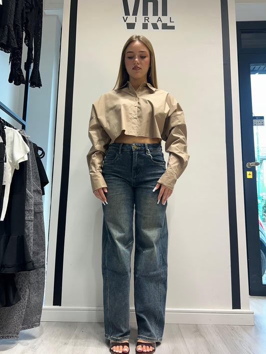 Camicia crop