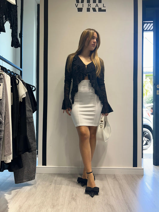 Gonna nera longuette