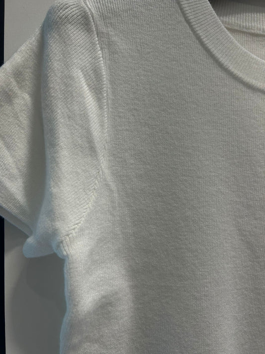 Maglia crop a mezza manica