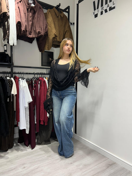 Maglia in Pizzo Volant